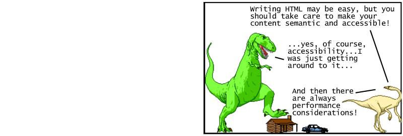 Dinosaur comic panel 2