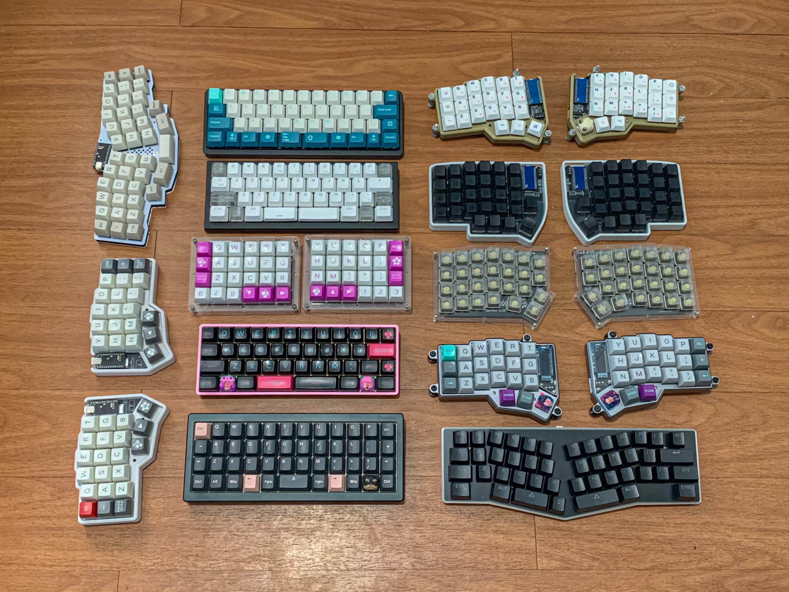 Small keyboard collection