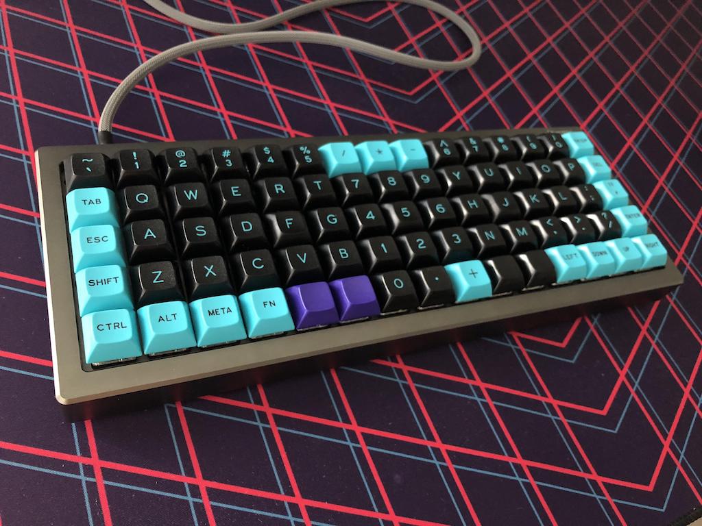 Custom ortholinear keyboard